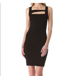 Helmut Lang Gala Knit Aline Dress in Black Size Small
